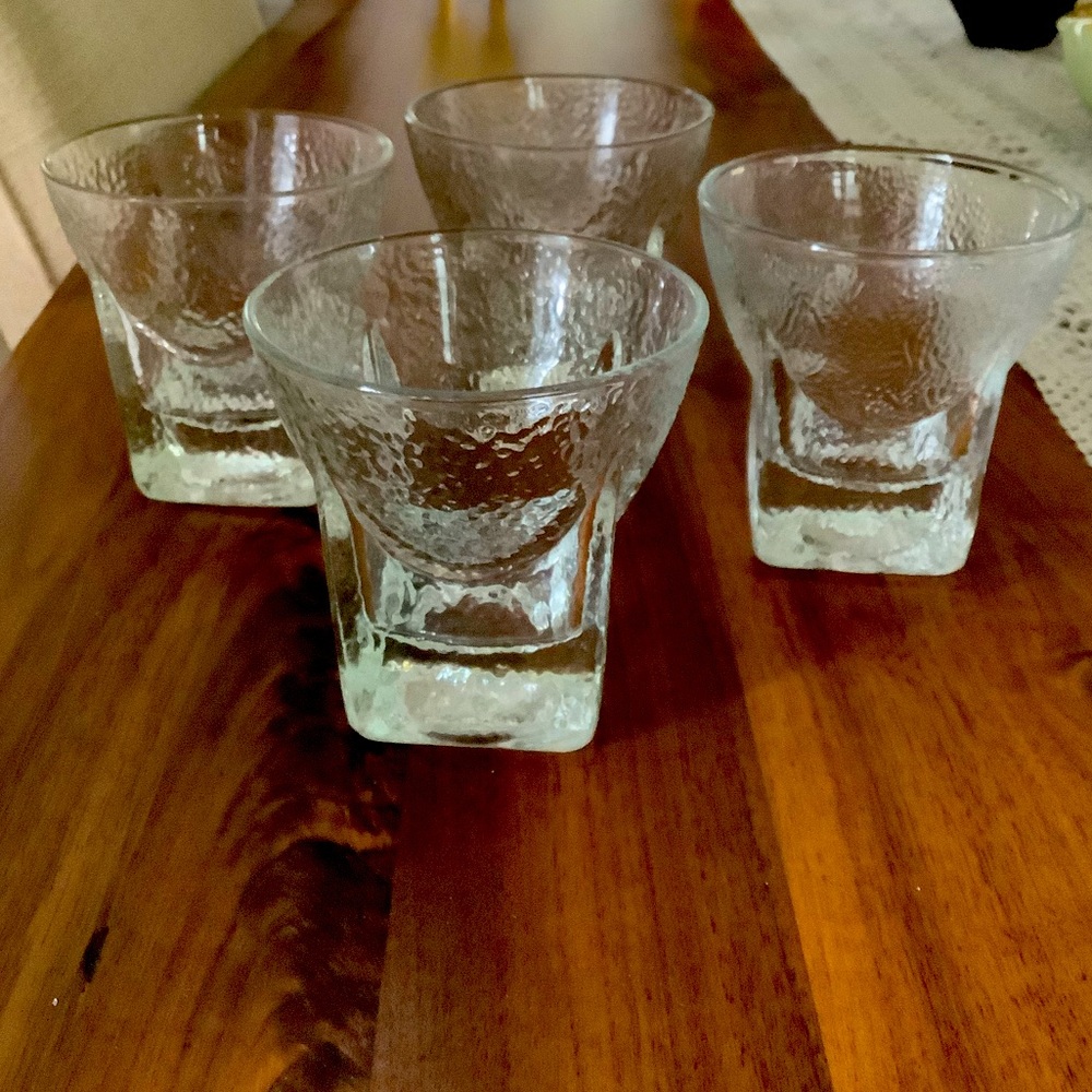 Vintage set of 4 Libby Saint Regis cocktail glasses